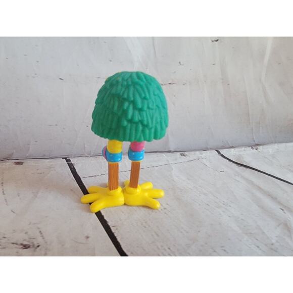 FRY GUYS Green with Blue Shoes On Stilts - 1989 McDonald’s Happy Meal Toy - Picture 3 of 5